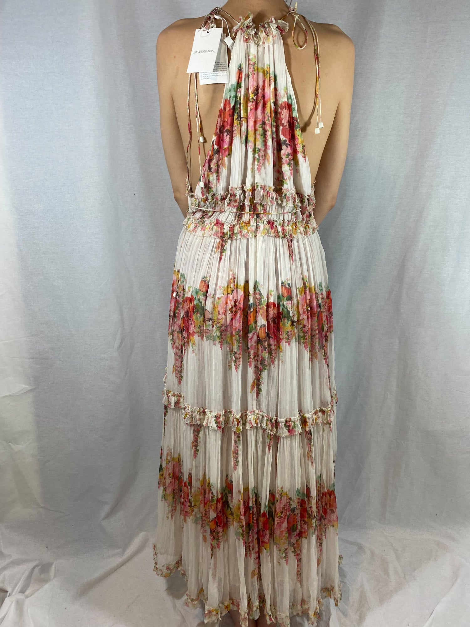 Zimmermann Mae Tiered Frill Long Dress ...